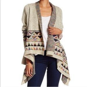 Anthropologie x Dreamers by Debut Boho Southwest Waterfall Cardigan